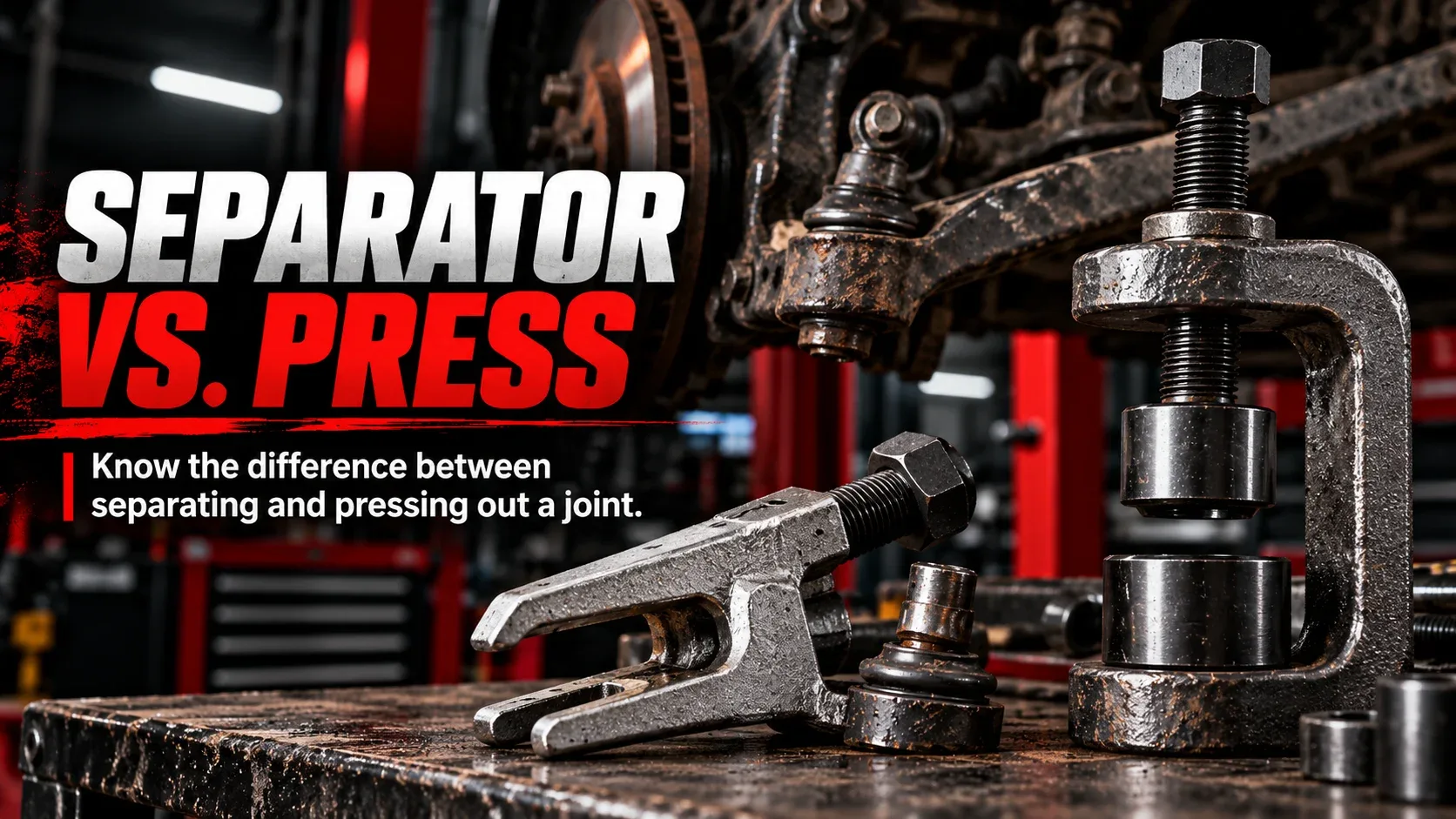 Ball joint separator vs ball joint press tools comparison