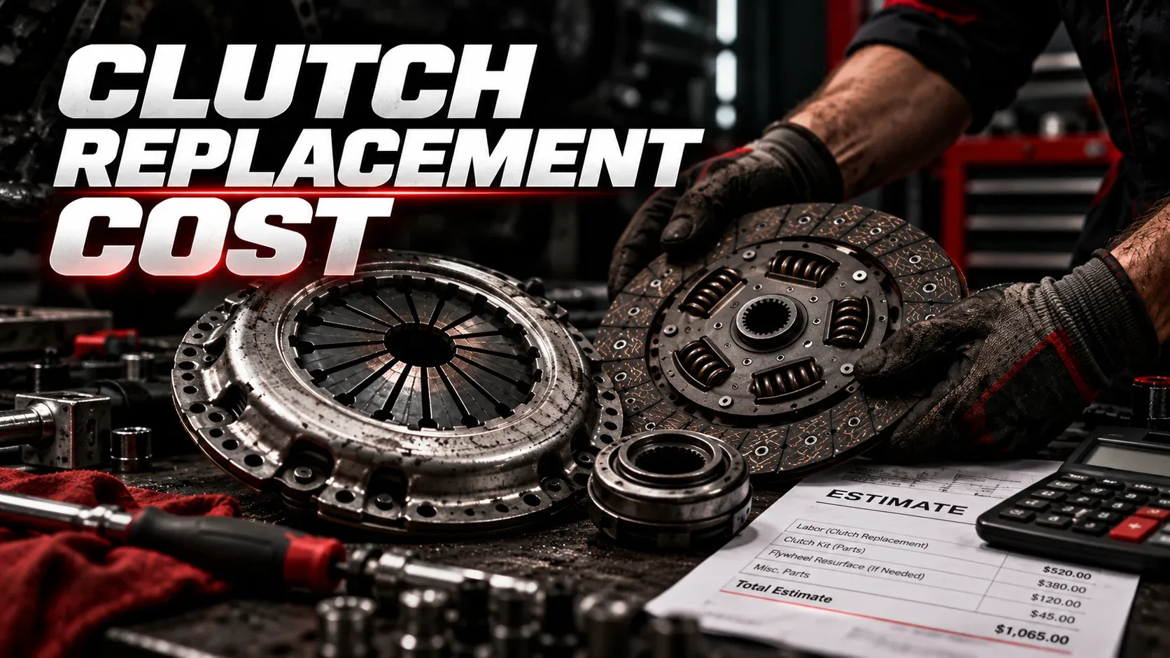 Clutch replacement cost with mechanic clutch kit and repair estimate