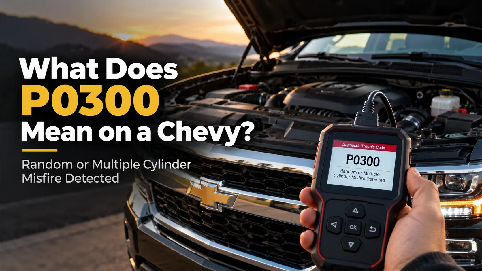 What does P0300 mean on a Chevy random multiple-cylinder misfire