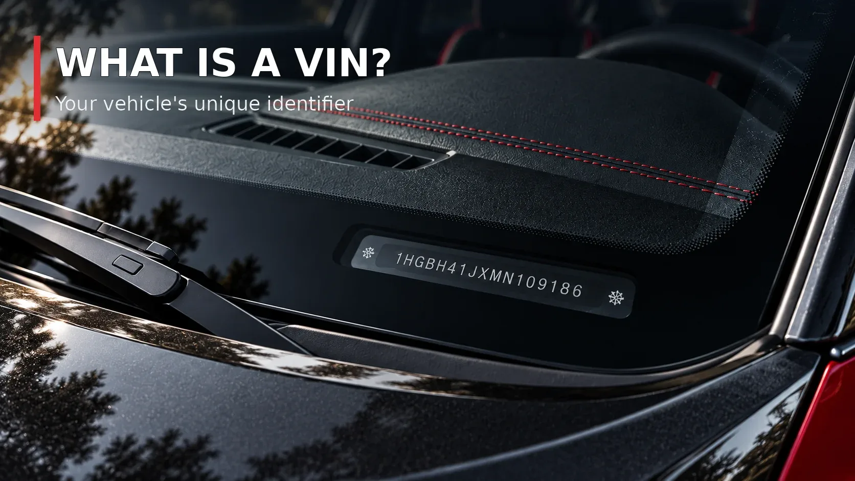 What is a VIN? Vehicle identification plate