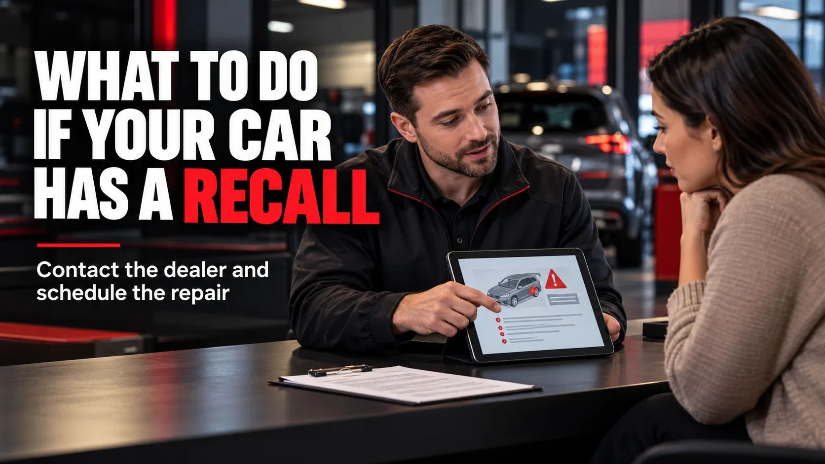 What to do if your car has a recall — service advisor consultation