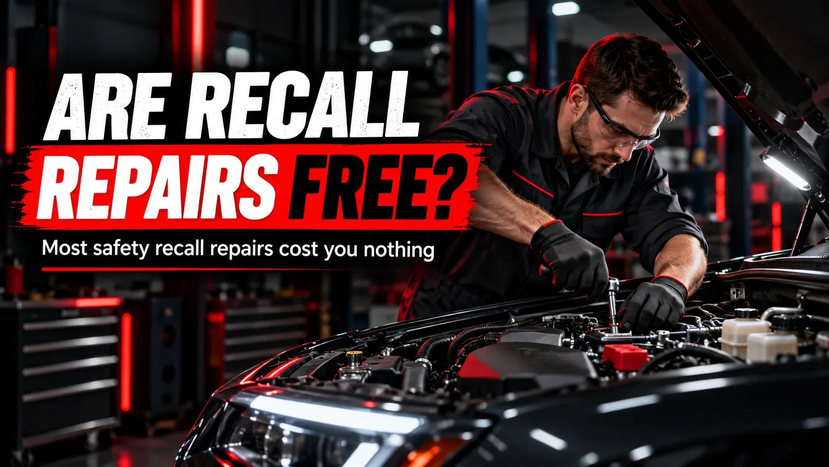 Are recall repairs free — mechanic completing vehicle repair